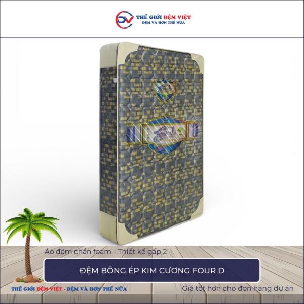 Đệm bông ép Kim Cương Four D 2